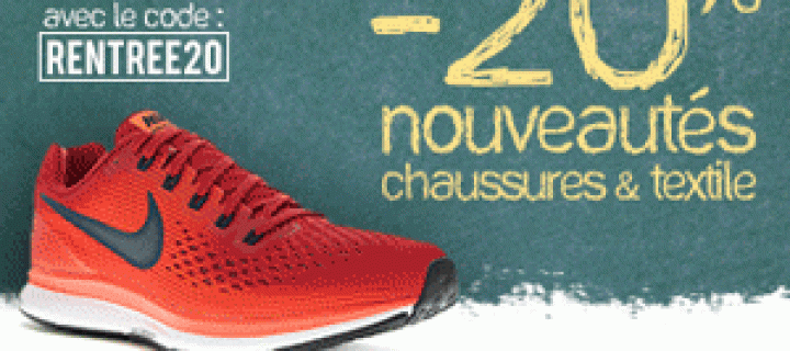 i-Run – Opération Back to School – 20% de remise