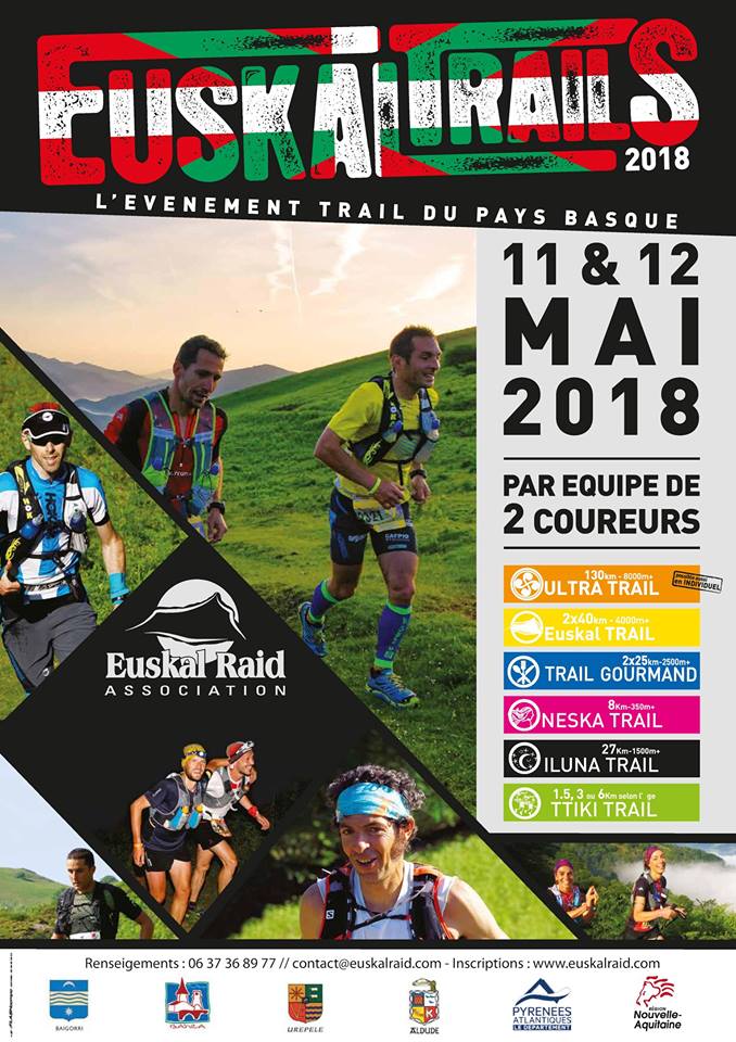 Euskal Trails l'Événement Trail au Pays basque, les 11 et 12 mai 2018
