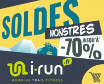 Les Soldes d’Hiver 2018 continuent sur i-Run (Jusqu’au 20 Février 2018) : 2ème Démarque !