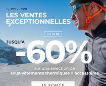 Ventes Exceptionnelles Cimalp : Offre #3 – Sous-vêtements thermiques & accessoires !