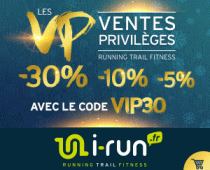 Ventes Privilèges i-Run : Du Mercredi 26 Décembre 2019 au Mardi 8 Janvier 2019 !