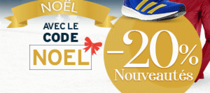 i-Run.fr Code NOEL : -20% sur les nouveautés Chaussures et Vêtements !