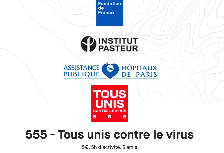 Strava : 555 - Tous Unis Contre le Virus