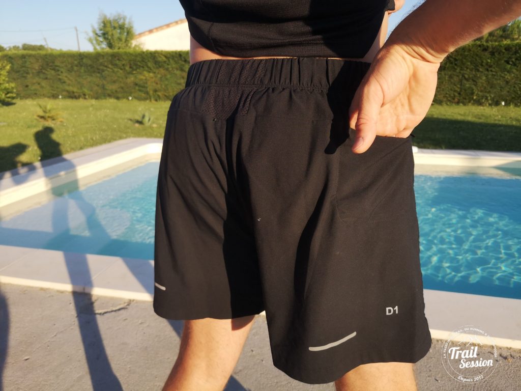 SHORT D1 et DEBARDEUR ASICS : poche short