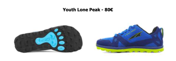 Altra Running pour enfants : Youth Lone Peak