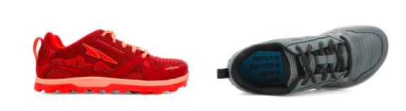 Altra Running pour enfants : rouge et grise