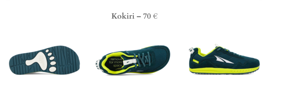 Altra Running pour enfants : Kokiri