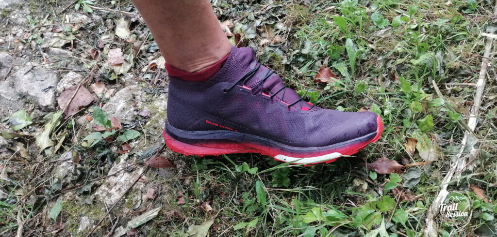 photo chaussures SALOMON S-LAB ULTRA 3 en forêt