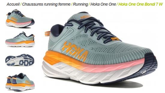 Hoka Bondi 7 chez i-Run.fr