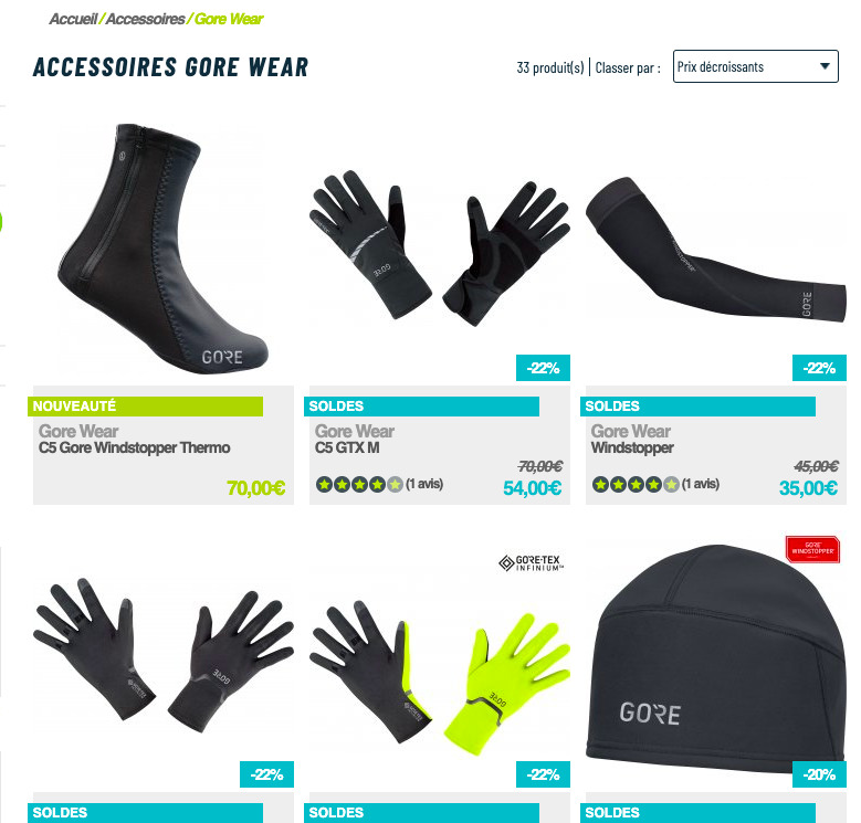 Accessoires Hiver Gore Wear