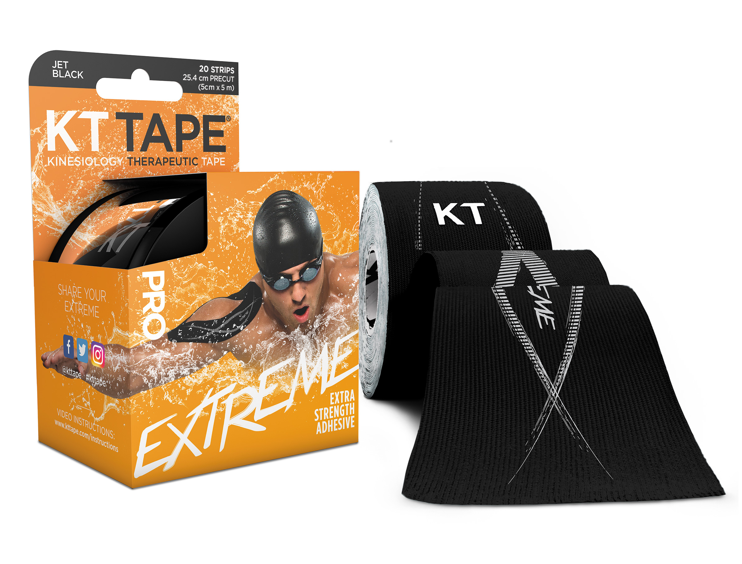 bandes extrêmes de K Taping