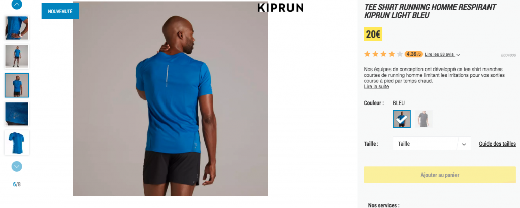 T-Shirt Kiprun Light