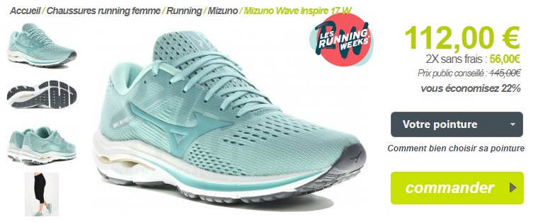 Mizuno Wave Inspire 17