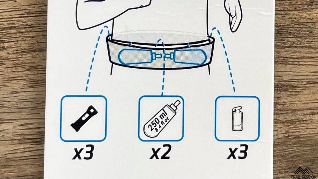 Ceinture de course pour bouteilles de 115 ml - Kiprun - Décathlon