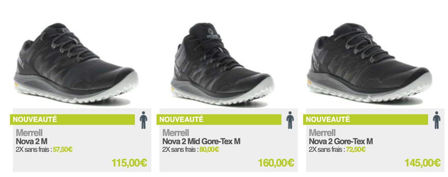 Merrell Nova 2 Gore-Tex