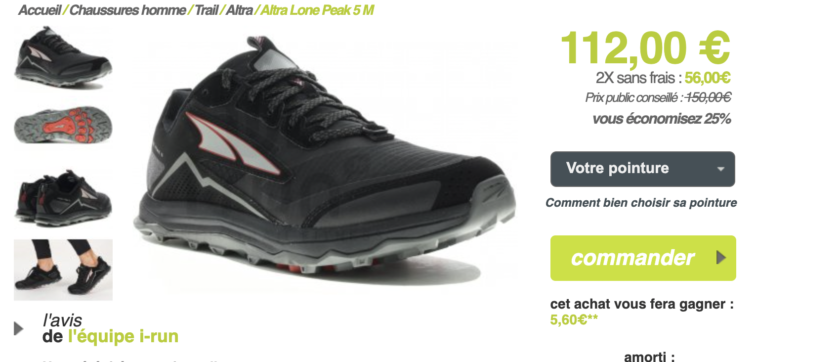 Altra Lone Peak 5