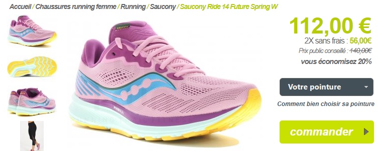 Saucony Ride 14