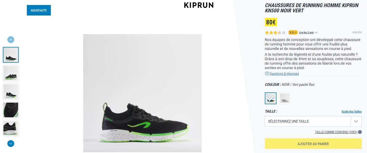 Kiprun KN 500