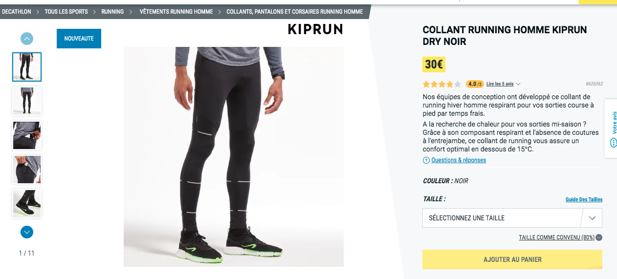 Tenue Kiprun mi-saison