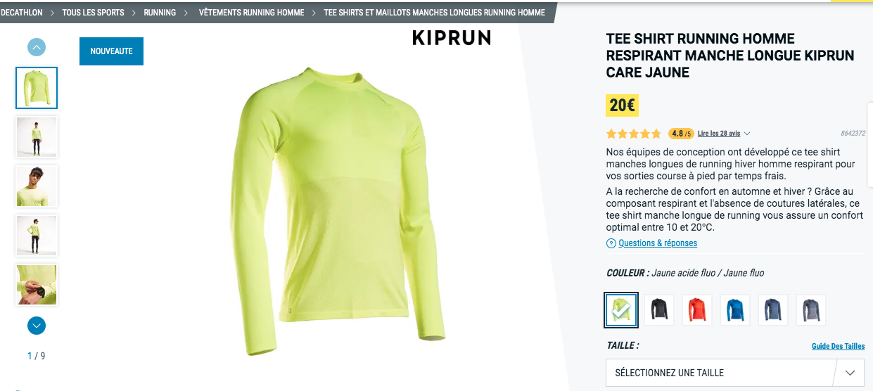 Tenue Kiprun mi-saison