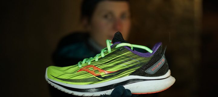 Kinvara 12 VIZIPRO de Saucony : bondissante… ET réfléchissante !