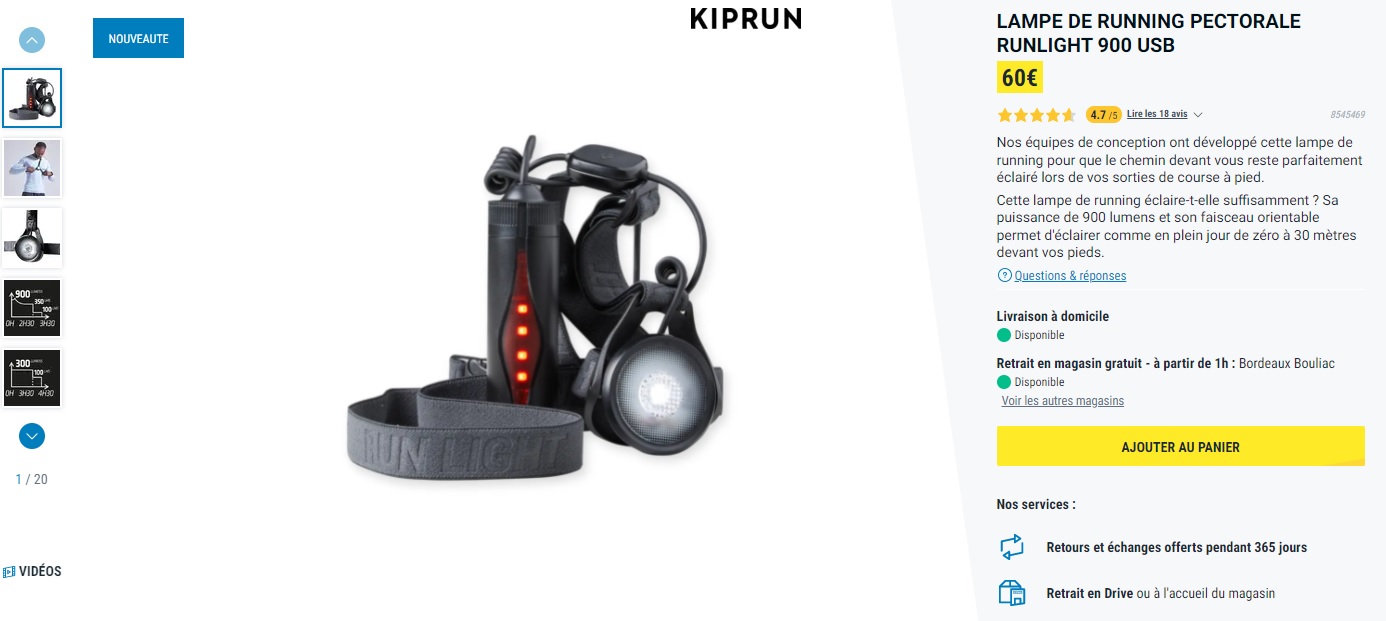 KIPRUN RUN LIGHT 900