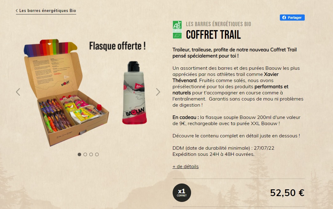 Coffret Trail Baouw 