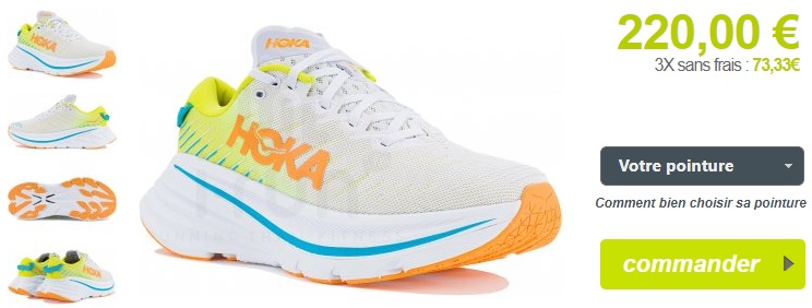 BONDI X de Hoka One One