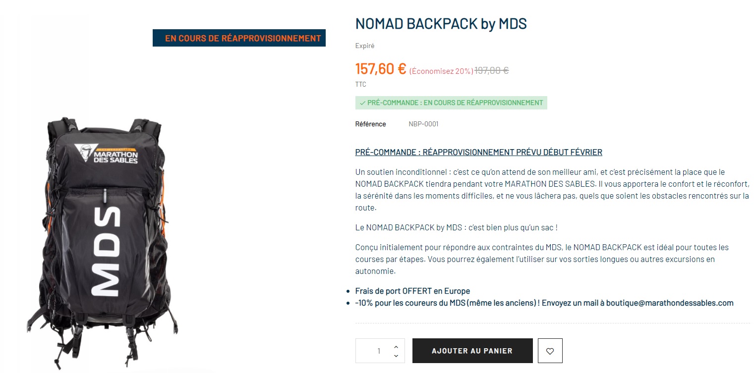NOMAD BACKPACK by MDS