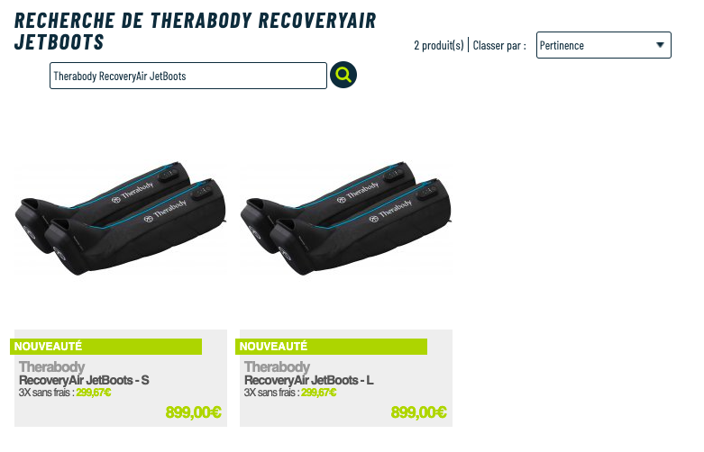 Therabody RecoveryAir Jetboots