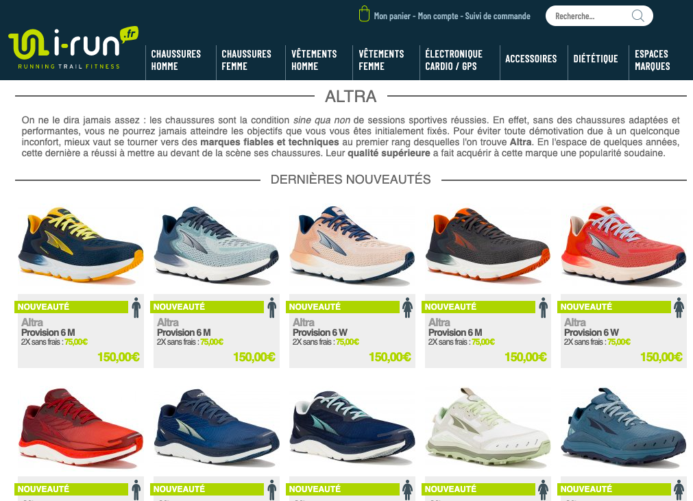 Altra Running Mont Blanc