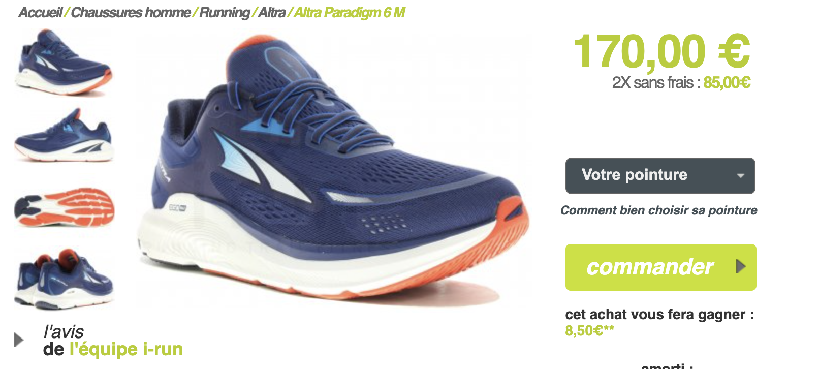 Altra Paradigm 6