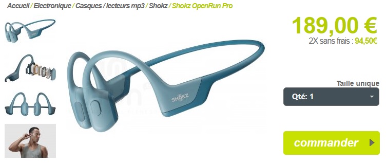 SHOKZ Gamme OpenRun