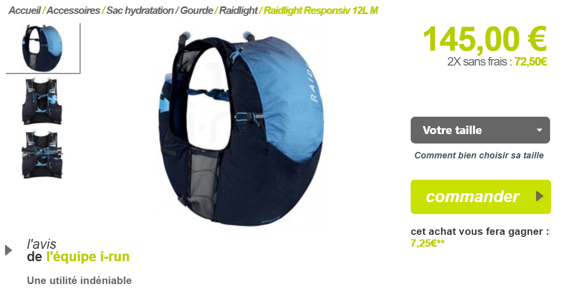 Raidlight Responsiv 12L