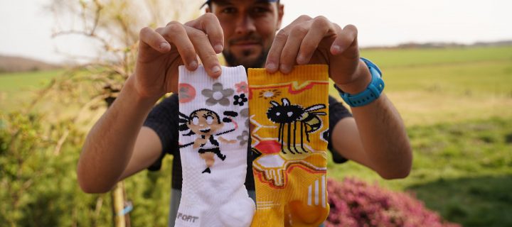 Chaussettes Run Collector Nhobi [ Test & Avis ] : l’art au service du trail !