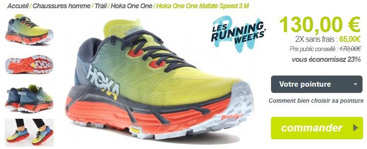 Mafate Speed 3 de Hoka One One chez i-Run.fr