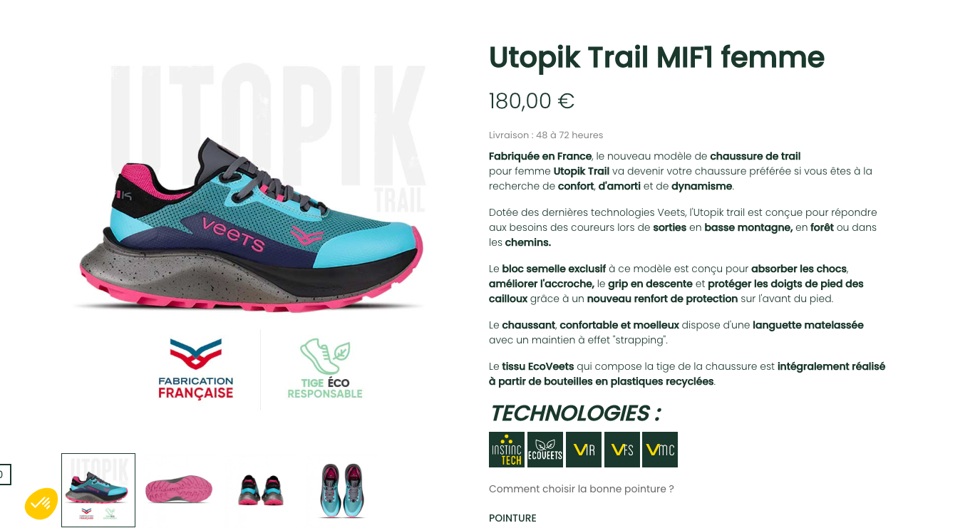 Utopik Trail Veets