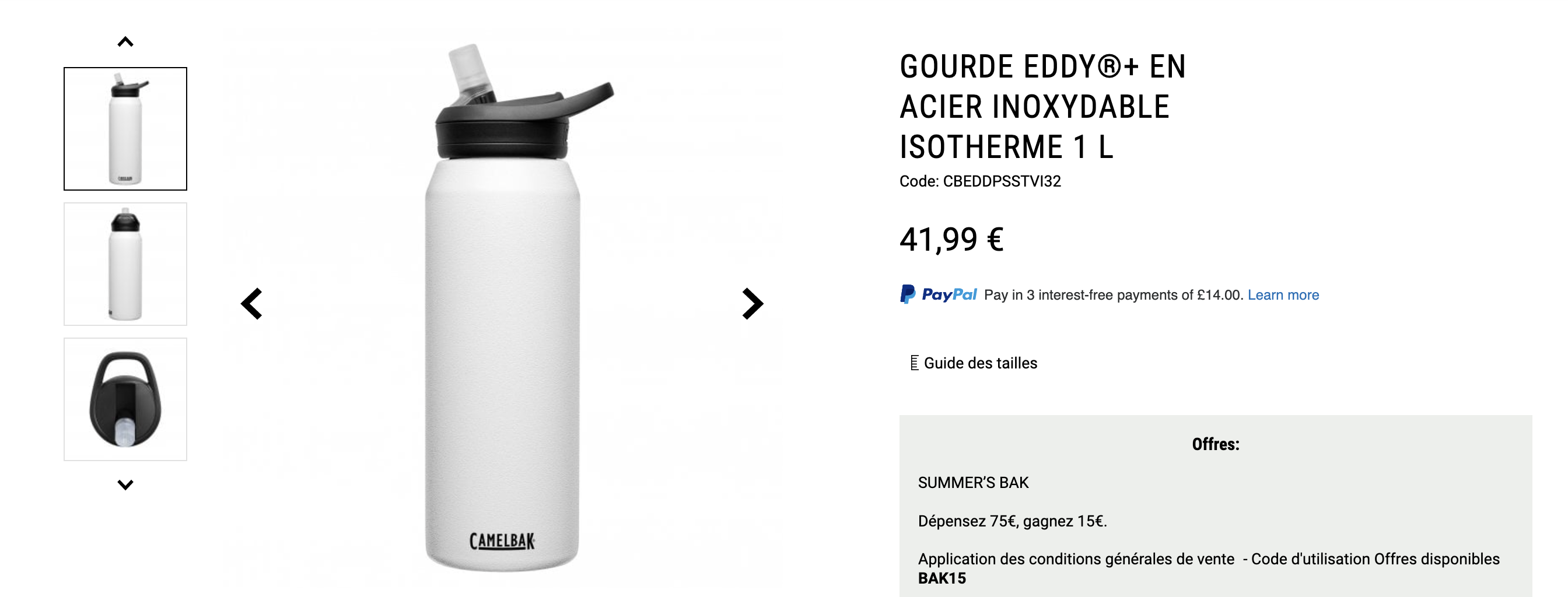 Gourde running souple - Large Choix sur Alltricks