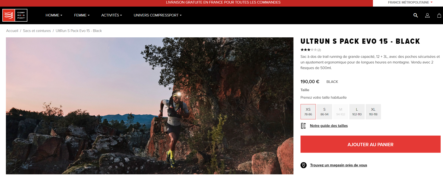 Ultrun S Pack Evo 15 Compressport