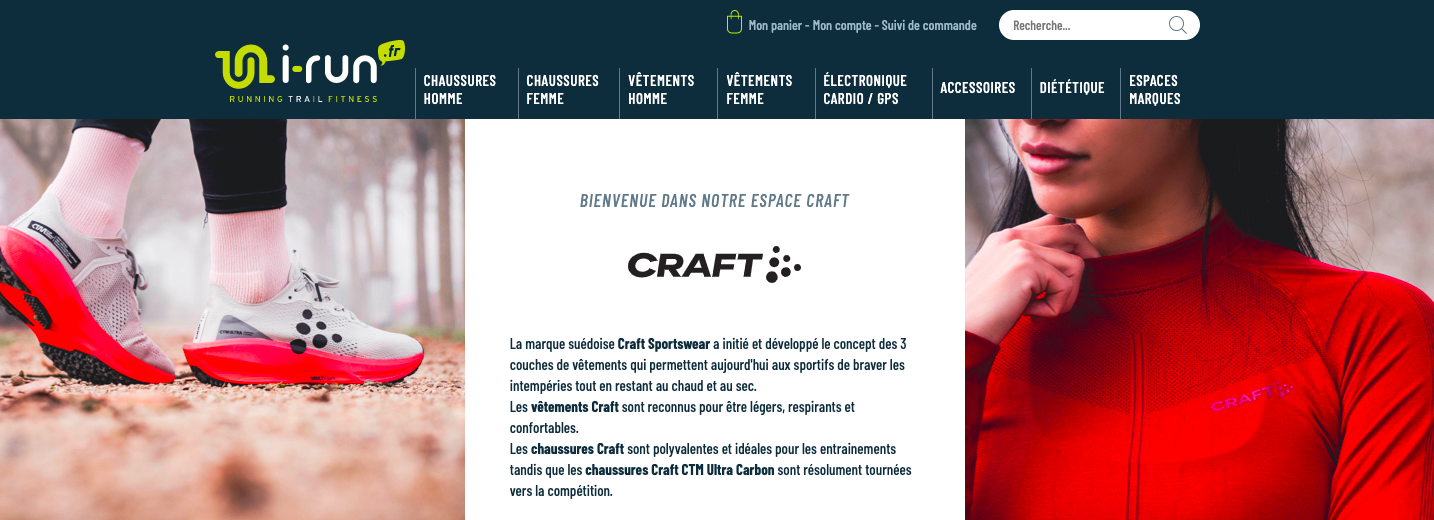 Craft chez i-Run.fr