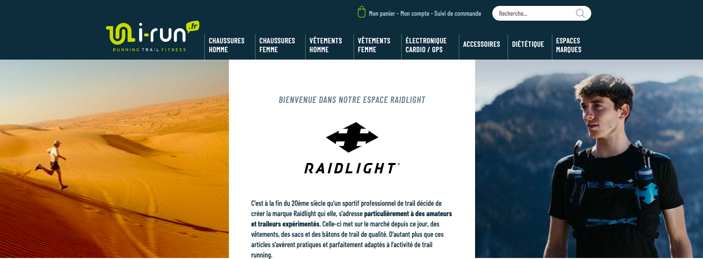 Panoplie désert Raidlight