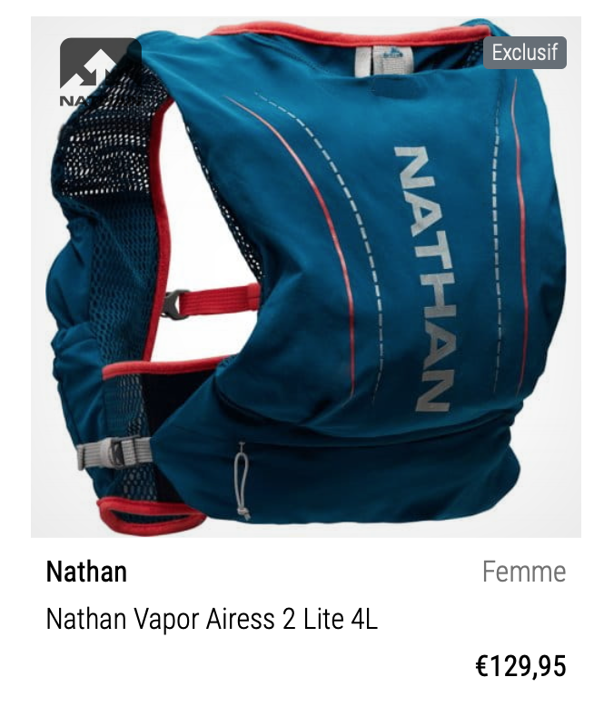 Sac Vapor Airess 2 Lite de Nathan